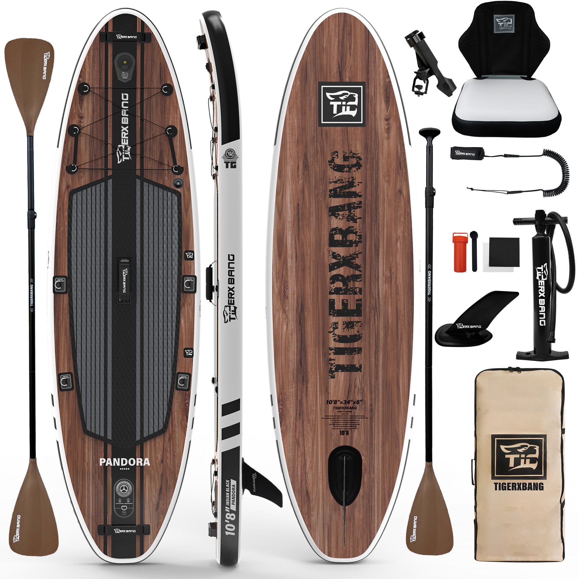 Paddle Board 10.8' Stand Up Paddle Board - TIGERXBANG