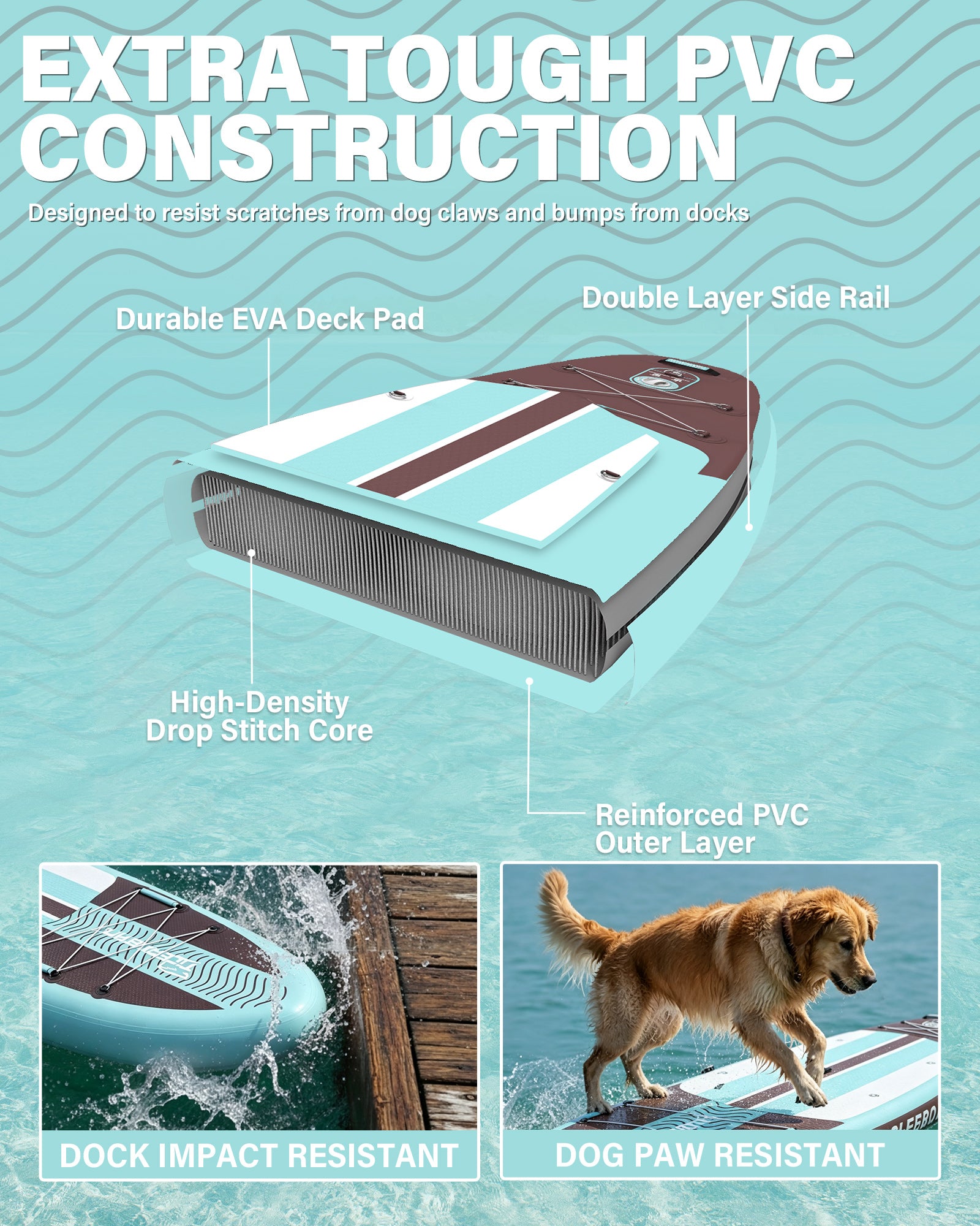TIGERXBANG Pure Flow 11' Inflatable Paddle Board