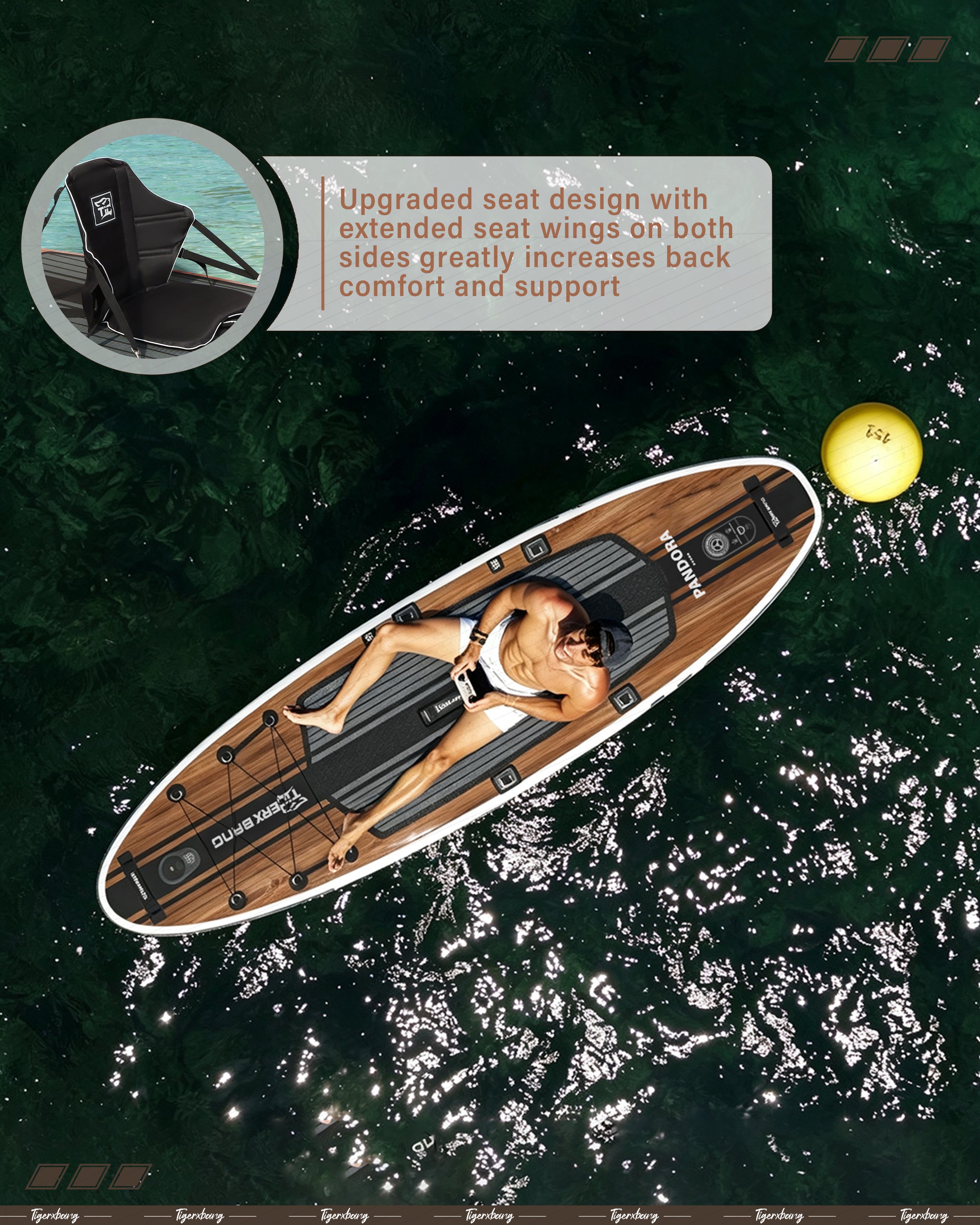 Paddle Board 10.8' Stand Up Paddle Board - TIGERXBANG