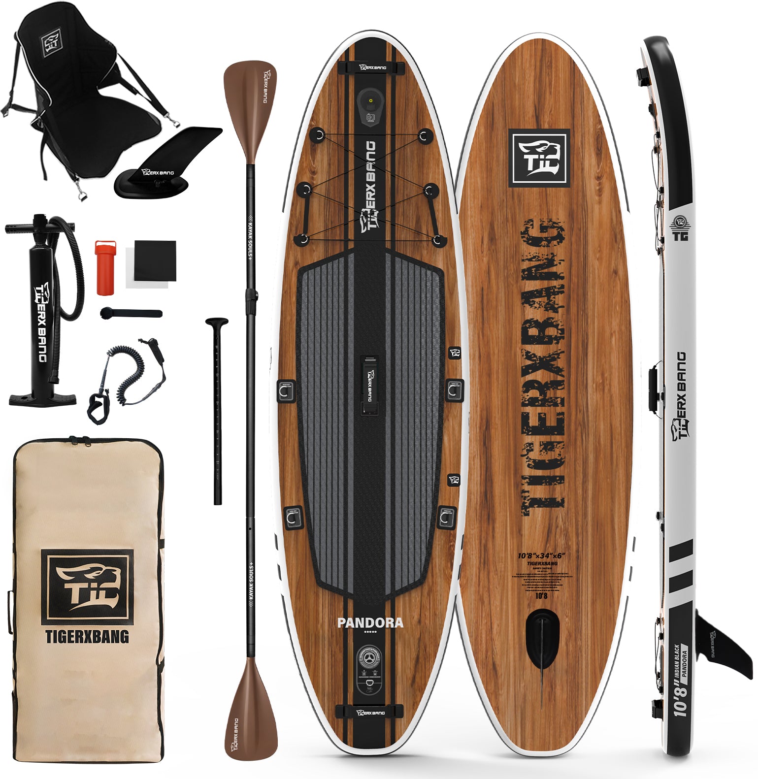 Paddle Board 10.8' Stand Up Paddle Board - TIGERXBANG