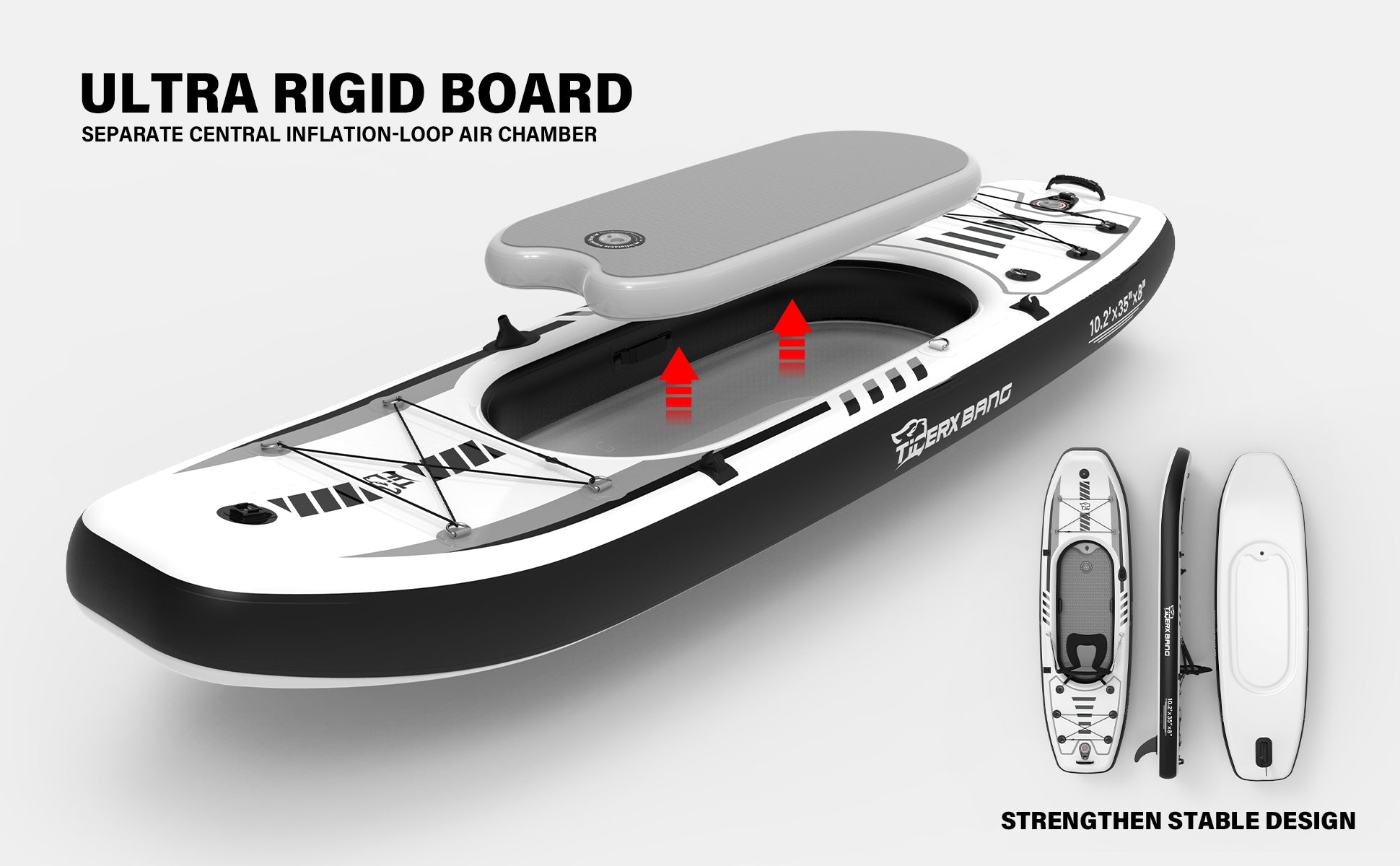 ULTRA RIGID BOARD (FOR TIGERXBANG 10'2" INFLATABLE KAYAK)