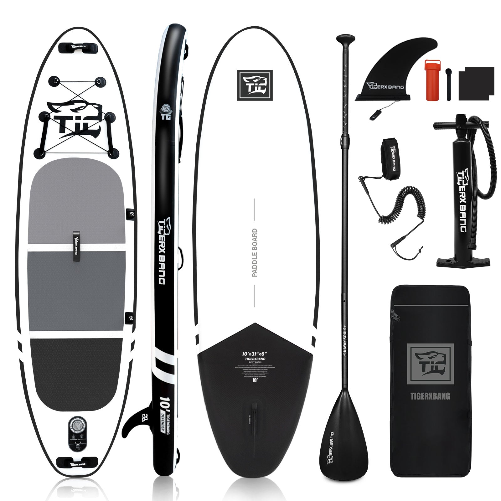 TIGERXBANG Defender 10' All Round Stand-Up-Paddle-Boards