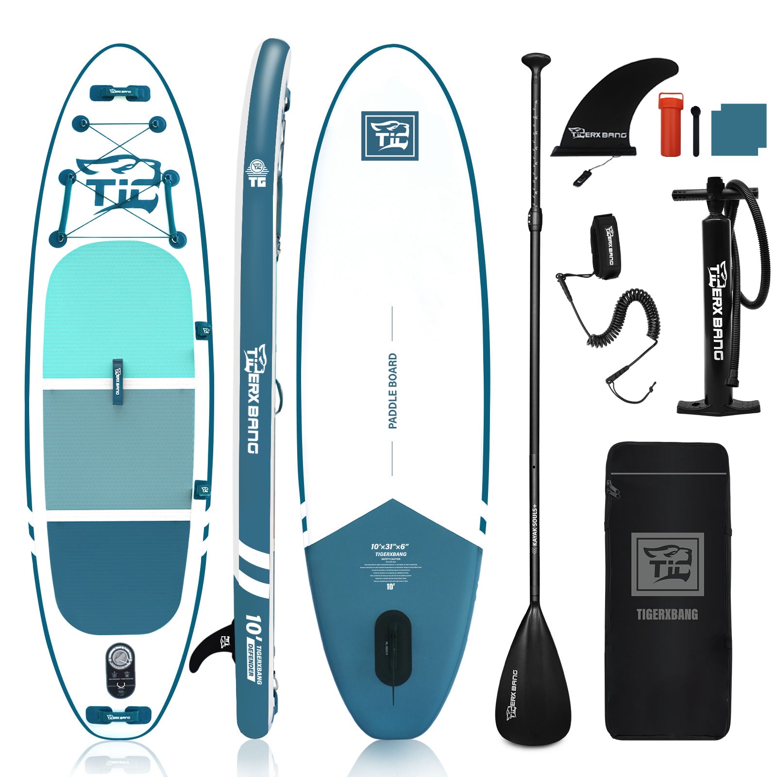 TIGERXBANG Defender | Stand Up Paddle Board | Inflatable SUP