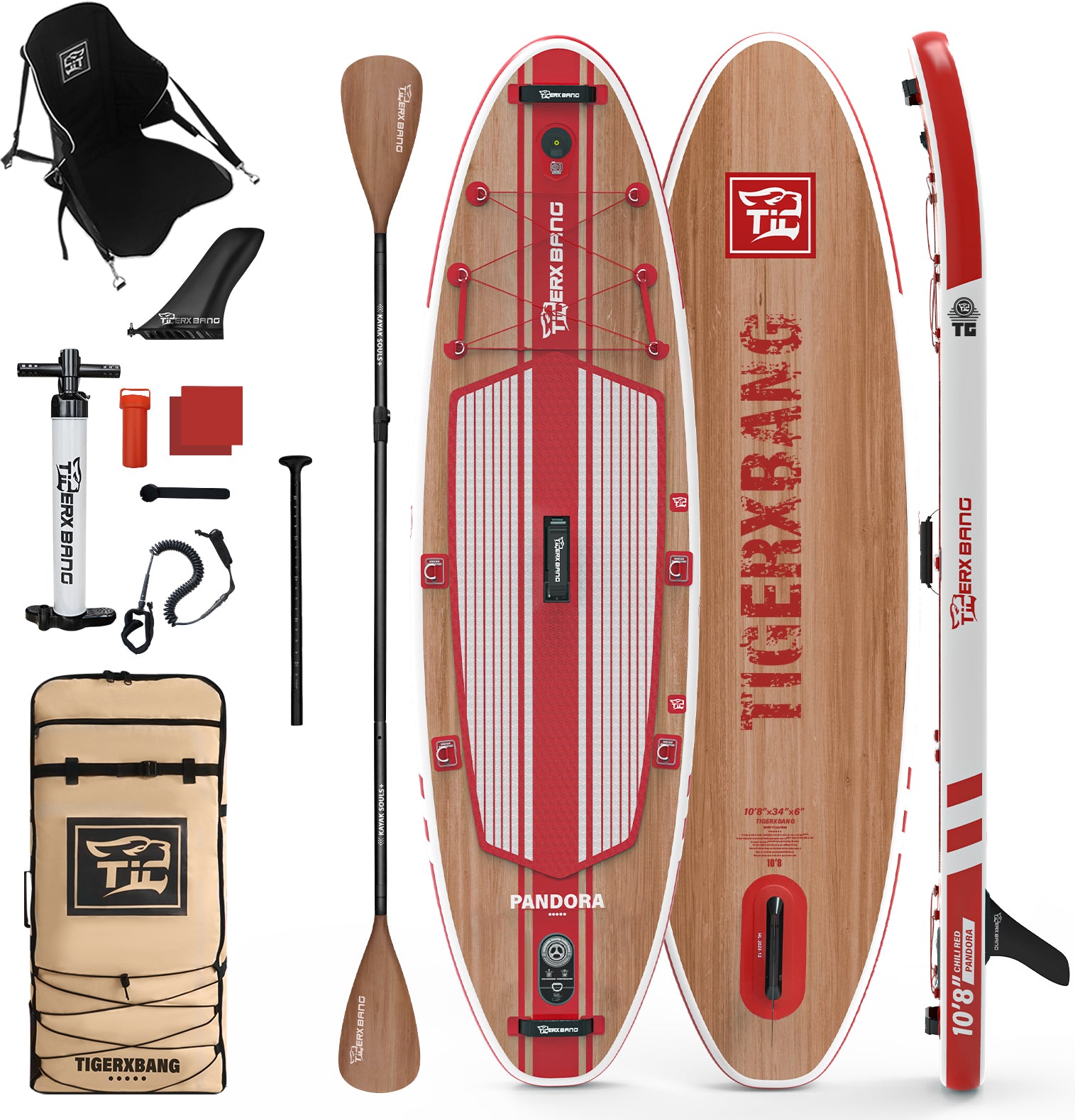 Paddle Board 10.8' Stand Up Paddle Board - TIGERXBANG