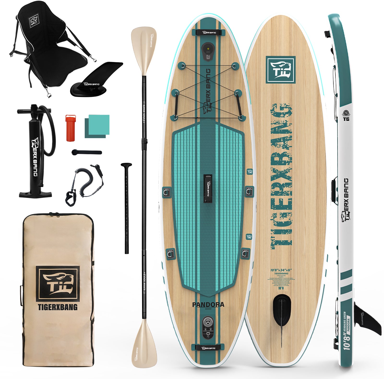 Paddle Board 10.8' Stand Up Paddle Board - TIGERXBANG