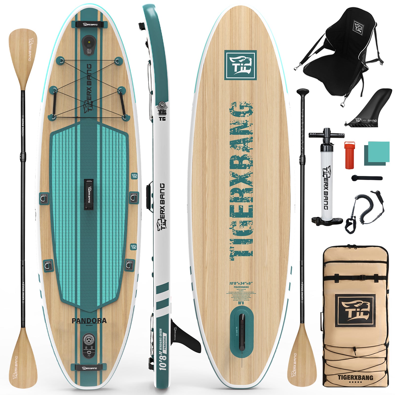 Paddle Board 10.8' Stand Up Paddle Board - TIGERXBANG