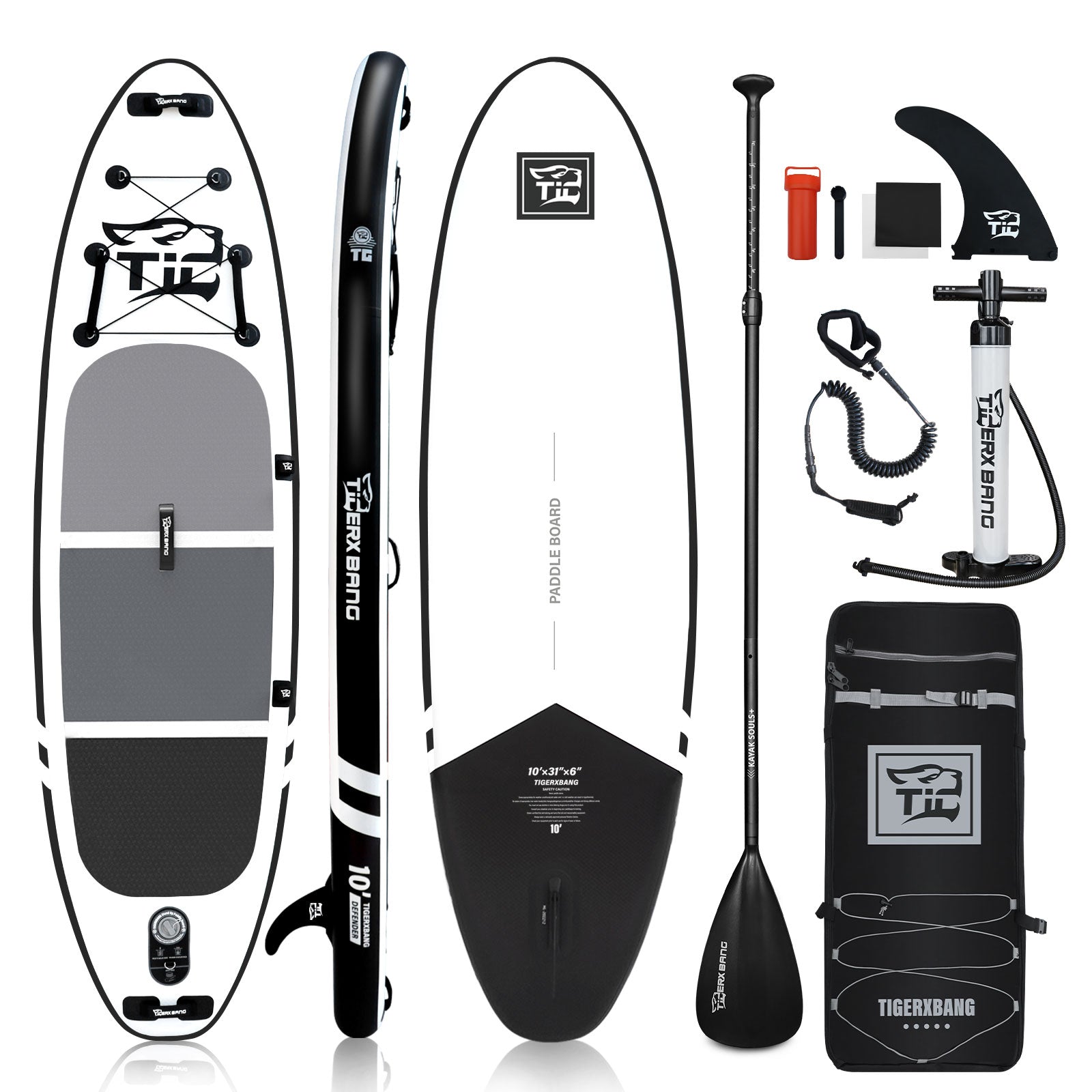 TIGERXBANG Defender 10' All Round Stand-Up-Paddle-Boards