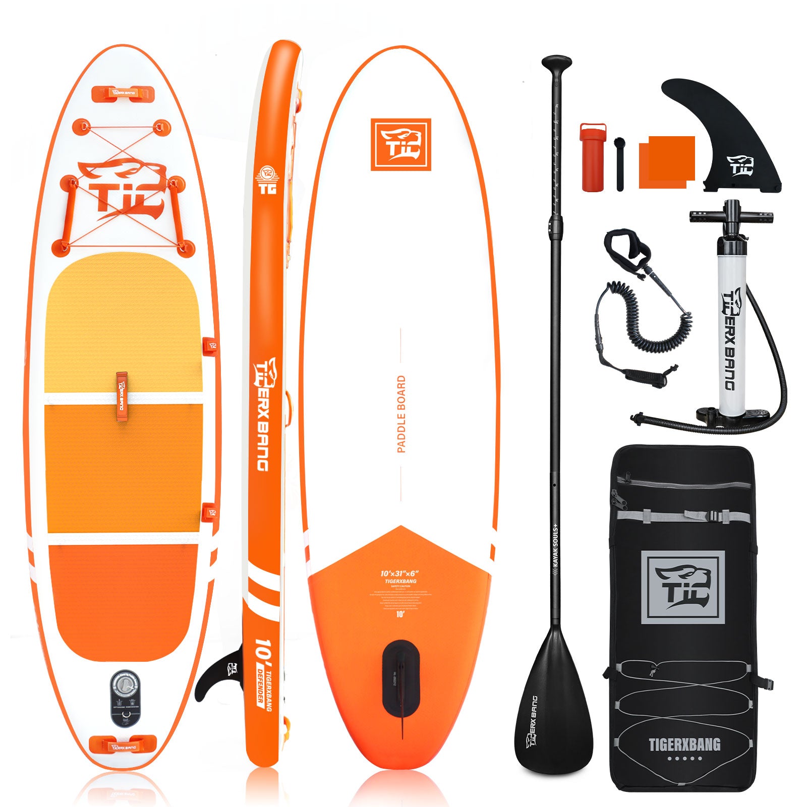 TIGERXBANG Defender 10' All Round Stand-Up-Paddle-Boards