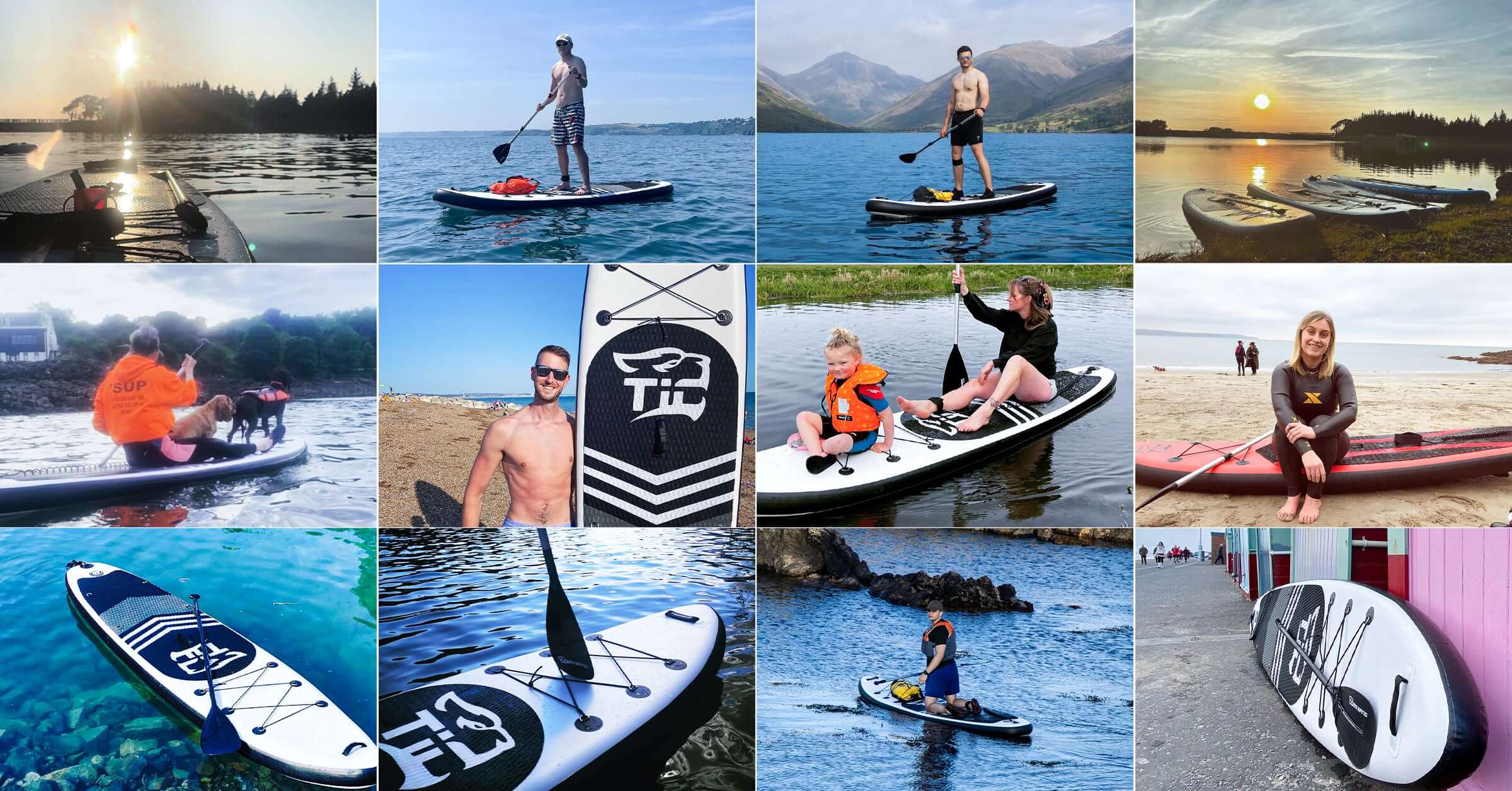 TIGERXBANG Defender Pro 10'6 Inflatable Paddle Board with Kayak Seat
